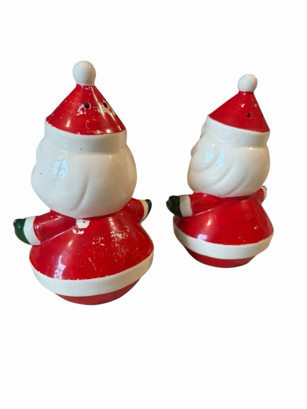 Vintage Holt Howard Santa Salt and Pepper Shakers Holiday Decor 1960s - Picture 3 of 9